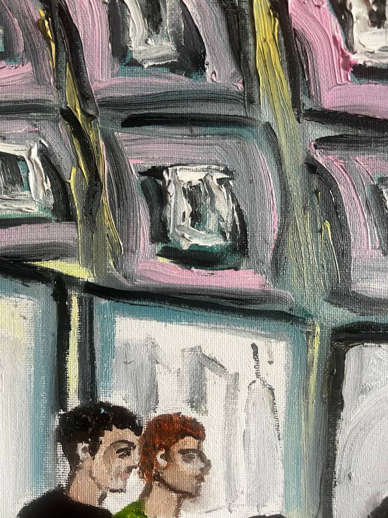 Original Figurative People Painting by Alberto Pavan