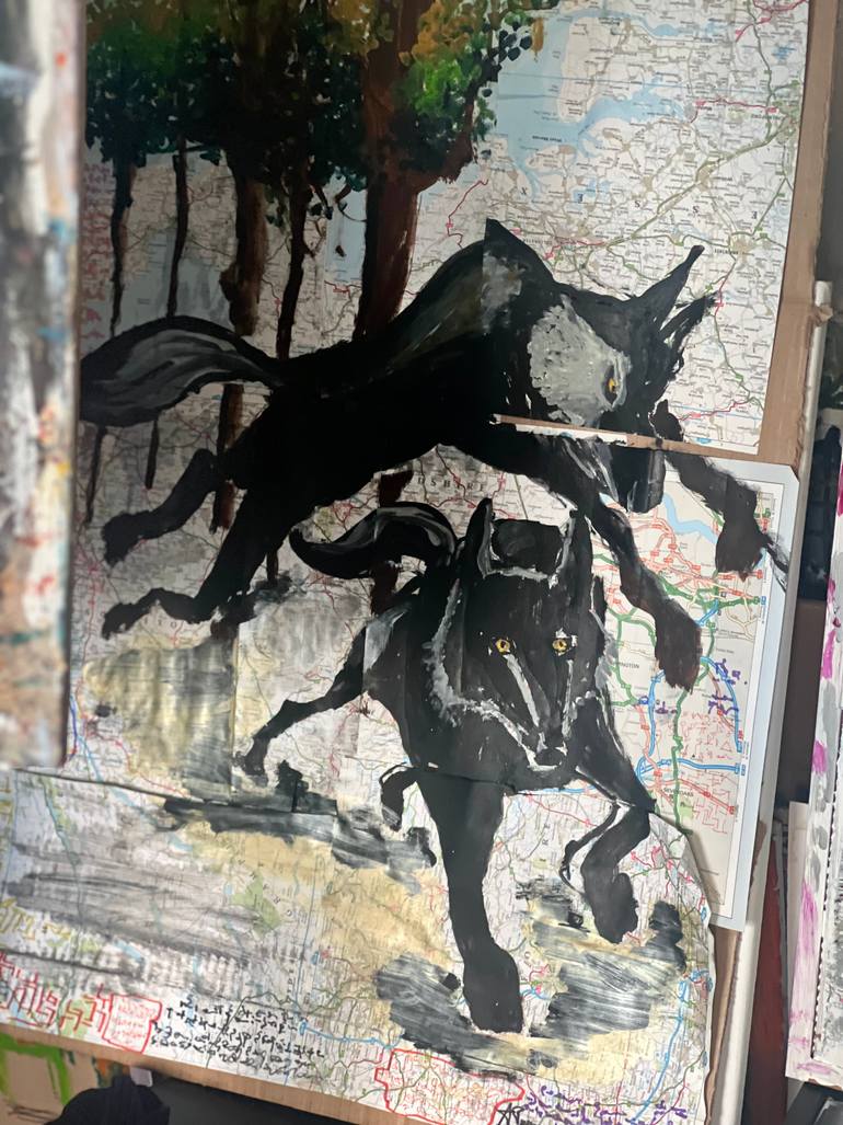 Original Contemporary Animal Painting by Alberto Pavan