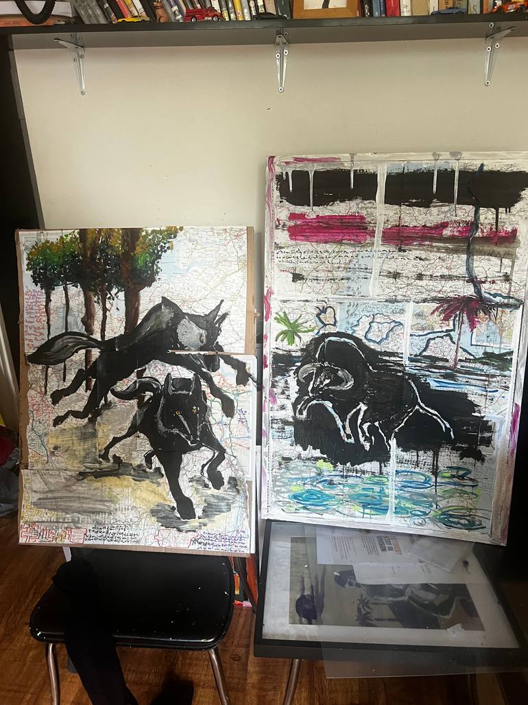 Original Contemporary Animal Painting by Alberto Pavan