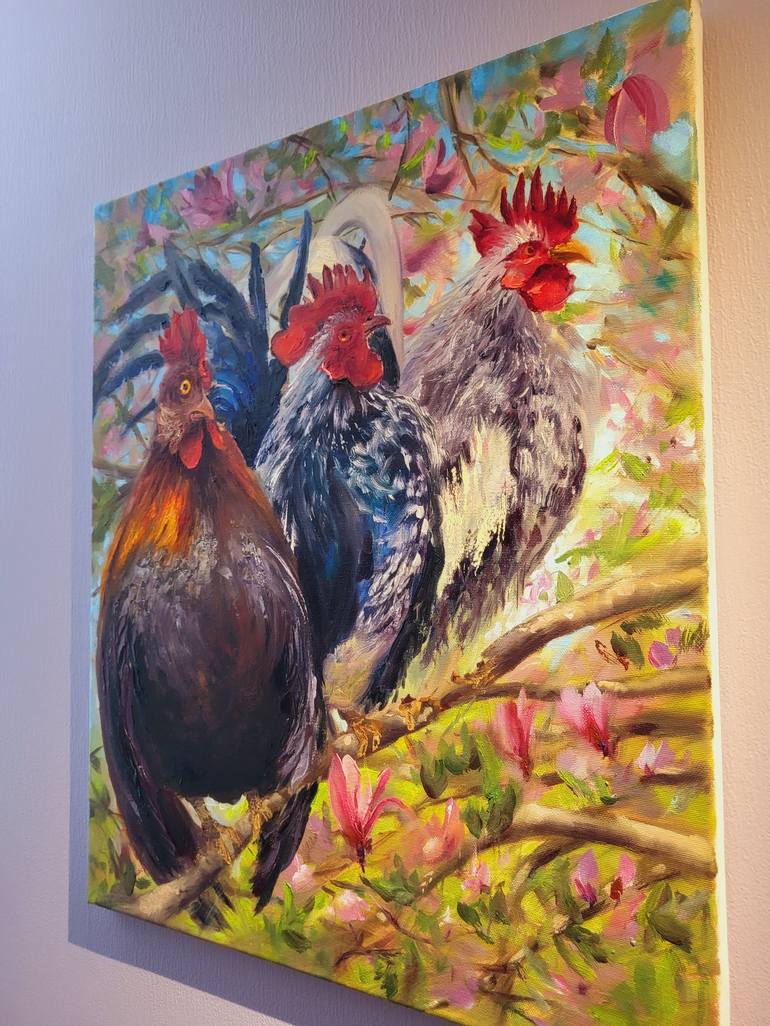 Original Contemporary Animal Painting by Elena Mardashova