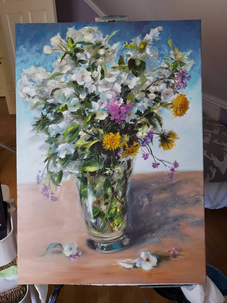 Original Still Life Painting by Elena Mardashova