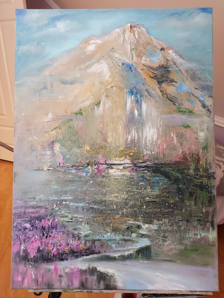 Original Contemporary Nature Painting by Elena Mardashova