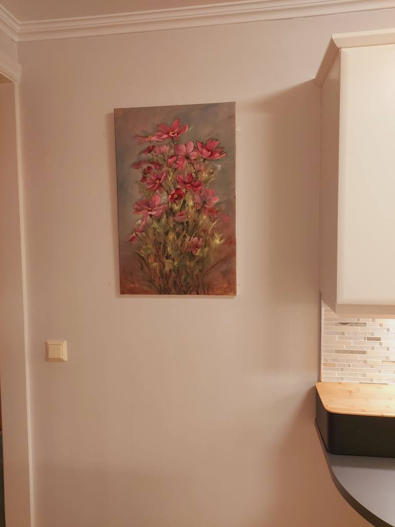 Original Contemporary Floral Painting by Elena Mardashova