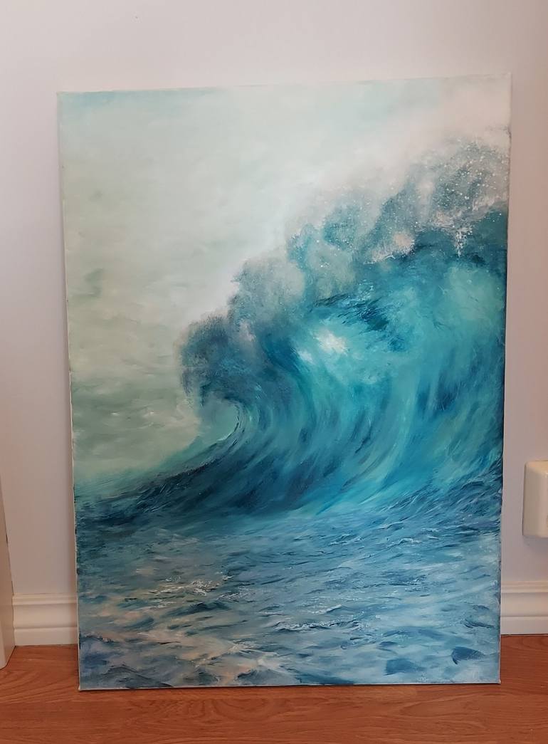 Original Seascape Painting by Elena Mardashova