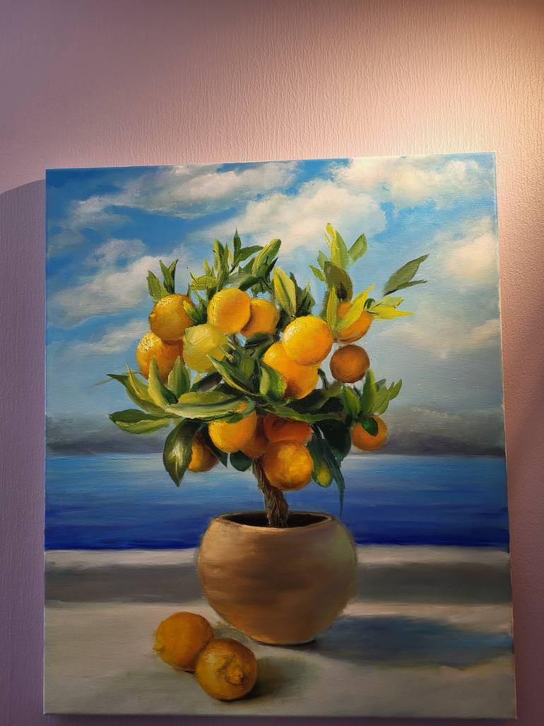 Original Contemporary Nature Painting by Elena Mardashova