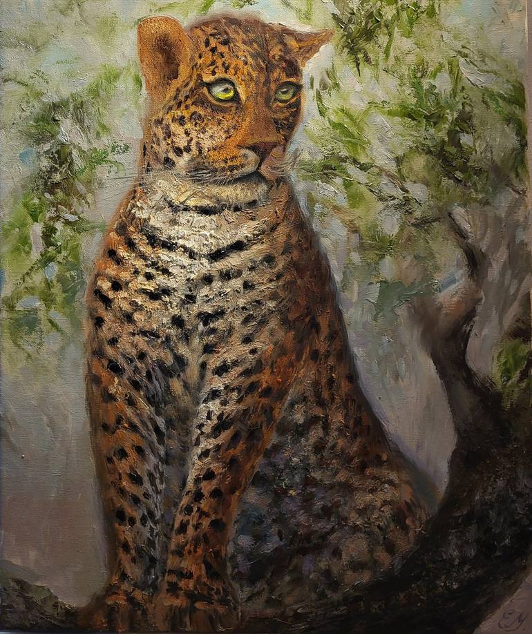 Original Animal Painting by Elena Mardashova