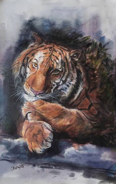 Original Animal Paintings by Devendra Poudyal
