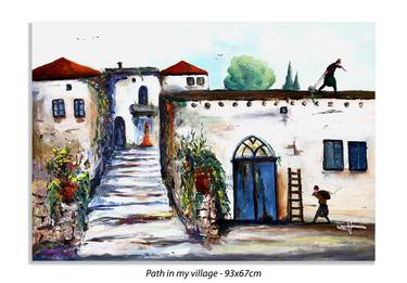 Print of Architecture Paintings by WAEL HAMADEH