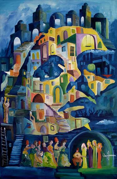 Print of Cubism Paintings by WAEL HAMADEH