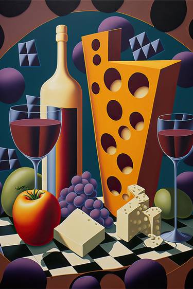 Print of Art Deco Food & Drink Paintings by Lisa Lux