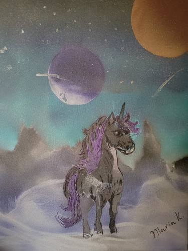 Original Illustration Fantasy Painting by Maria K