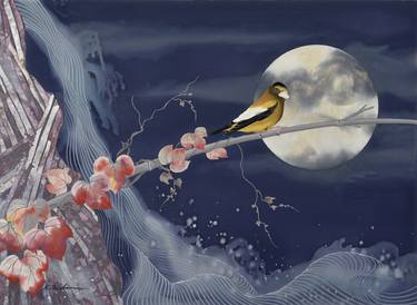 Original Nature Painting by Keiichi Nishimura