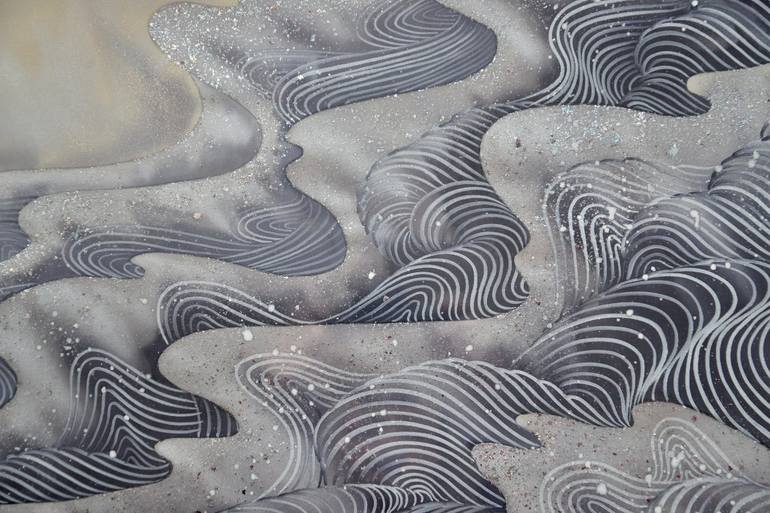 Original Beach Painting by Keiichi Nishimura