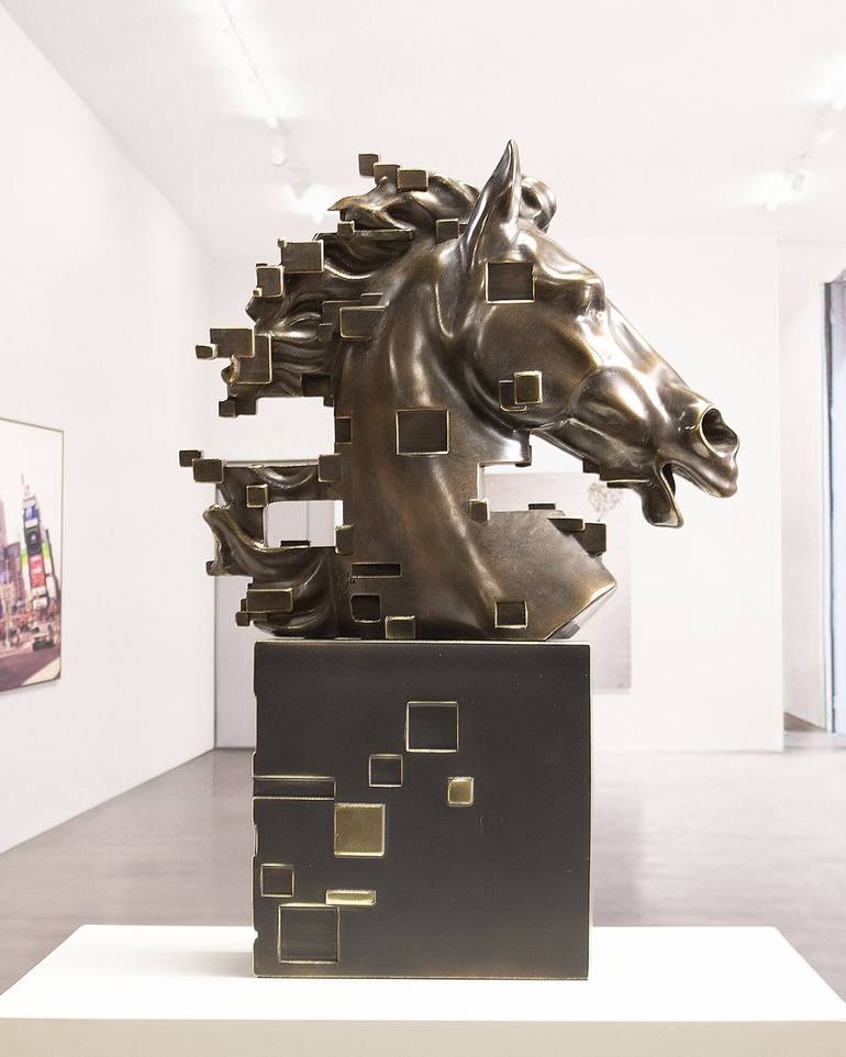 Original Horse Sculpture by Miguel Guía