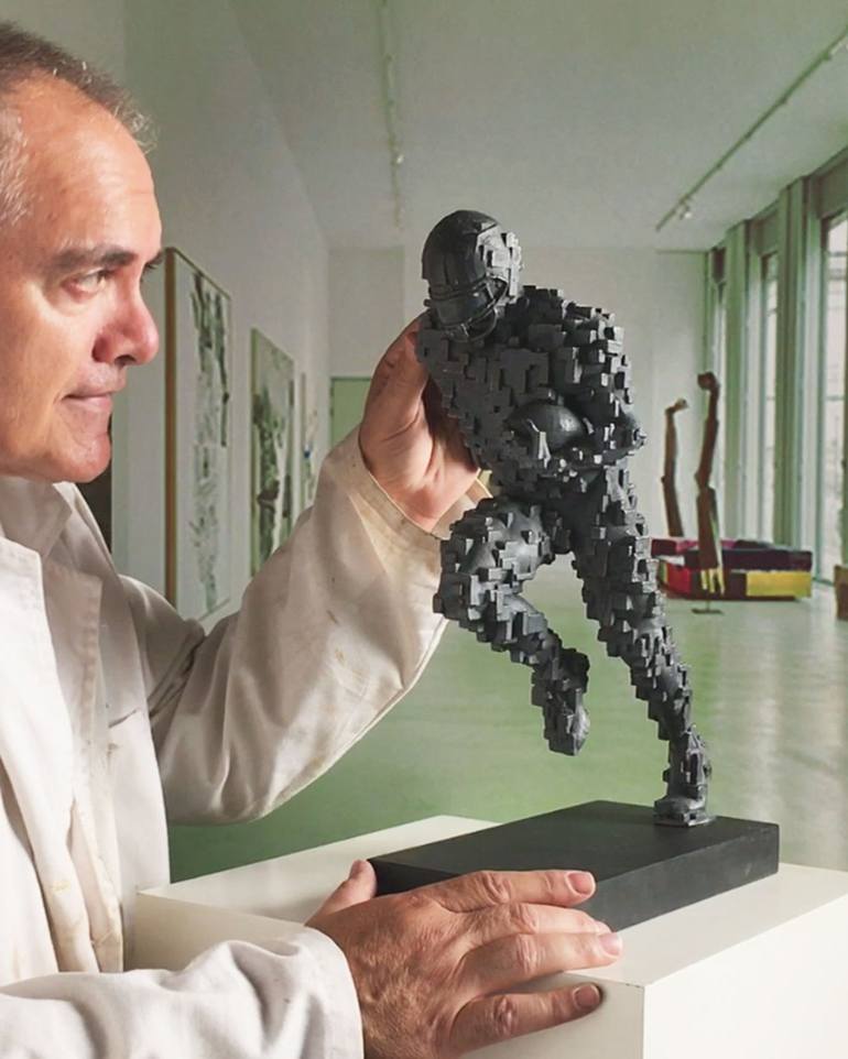 Original 3d Sculpture Sport Sculpture by Miguel Guía