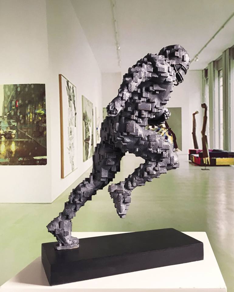 Original 3d Sculpture Sport Sculpture by Miguel Guía