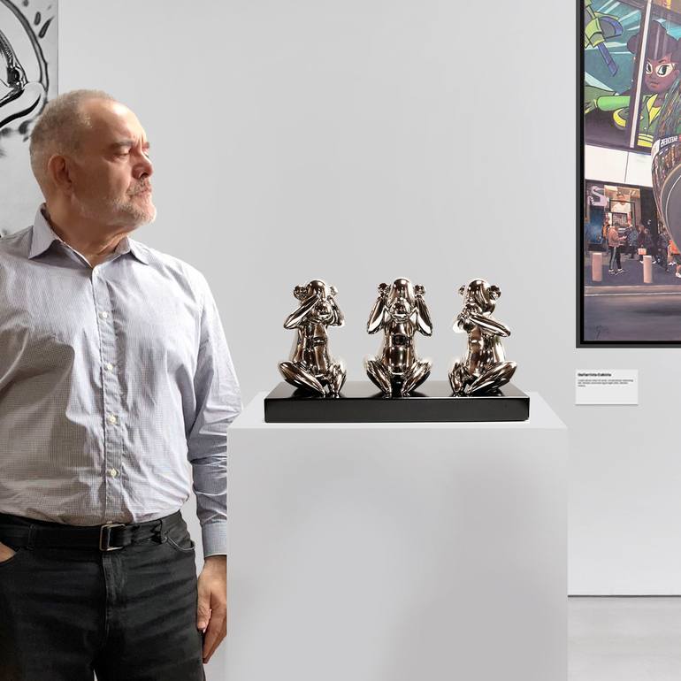 Original Pop Art Animal Sculpture by Miguel Guía