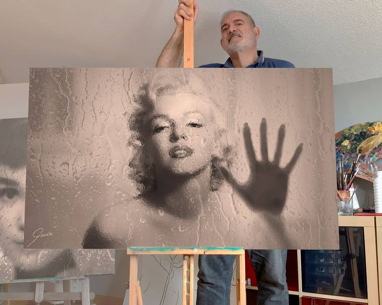 Original Pop Art Cinema Painting by Miguel Guía