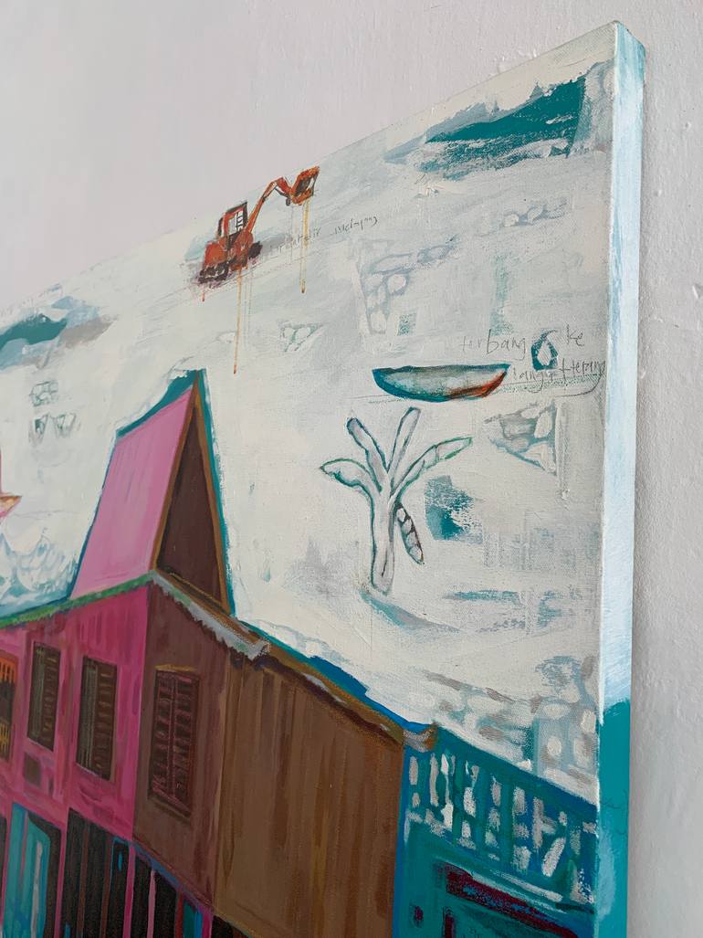 Original Conceptual Architecture Painting by Hajrian Syah
