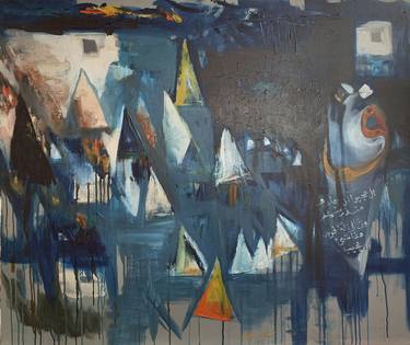 Original Abstract Expressionism Abstract Paintings by Hajrian Syah
