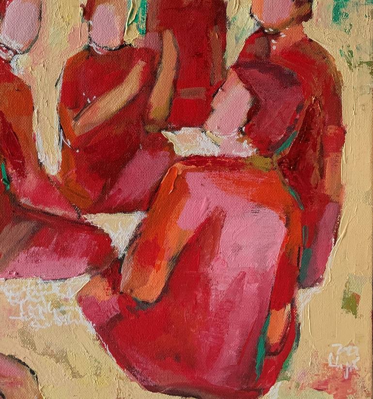 Original Expressionism People Painting by Hajrian Syah