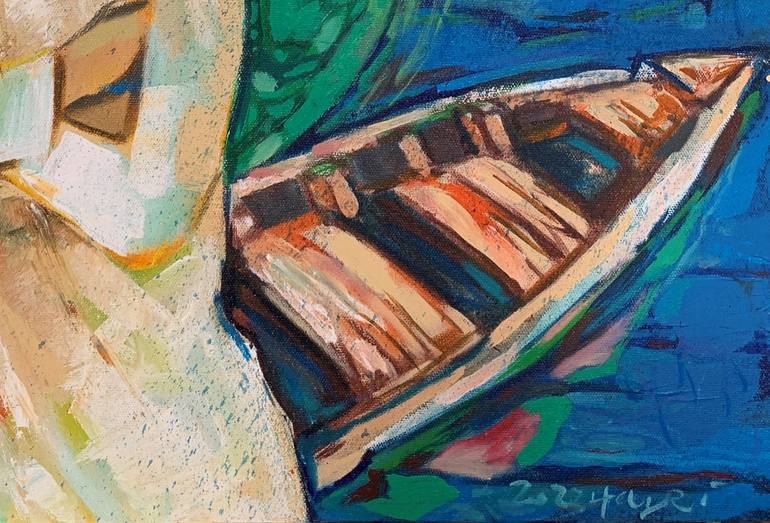 Original Expressionism Nature Painting by Hajrian Syah