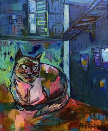 Original Expressionism Animal Paintings by Hajrian Syah
