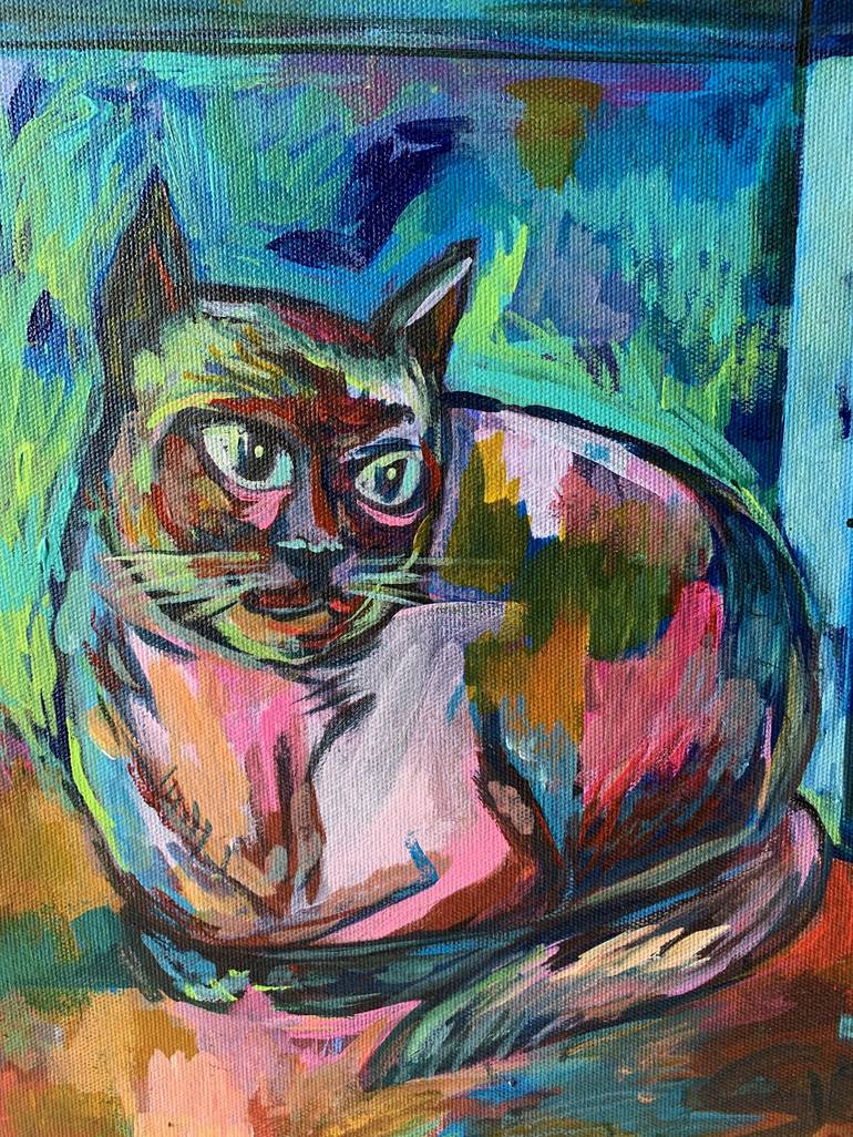 Original Expressionism Animal Painting by Hajrian Syah
