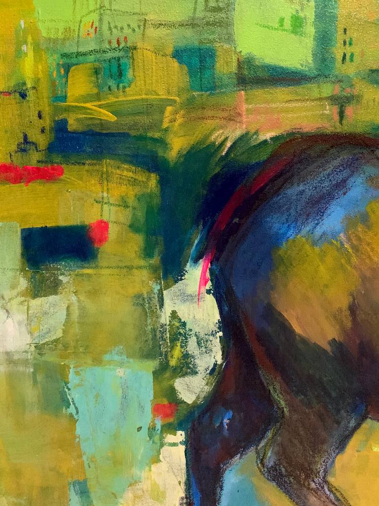 Original Expressionism Animal Painting by Hajrian Syah