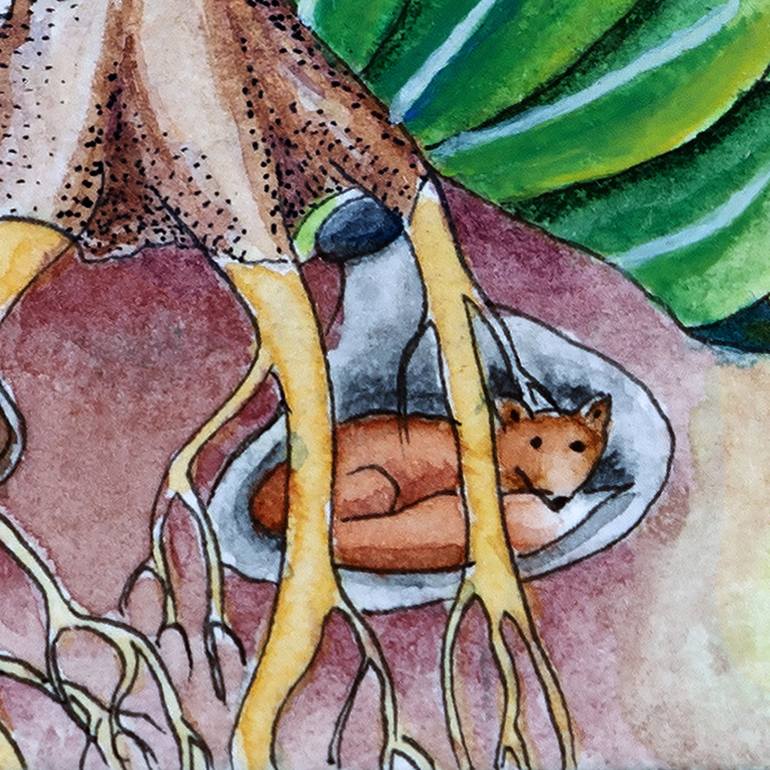 Original Figurative Animal Painting by Sandra Silva Galindo