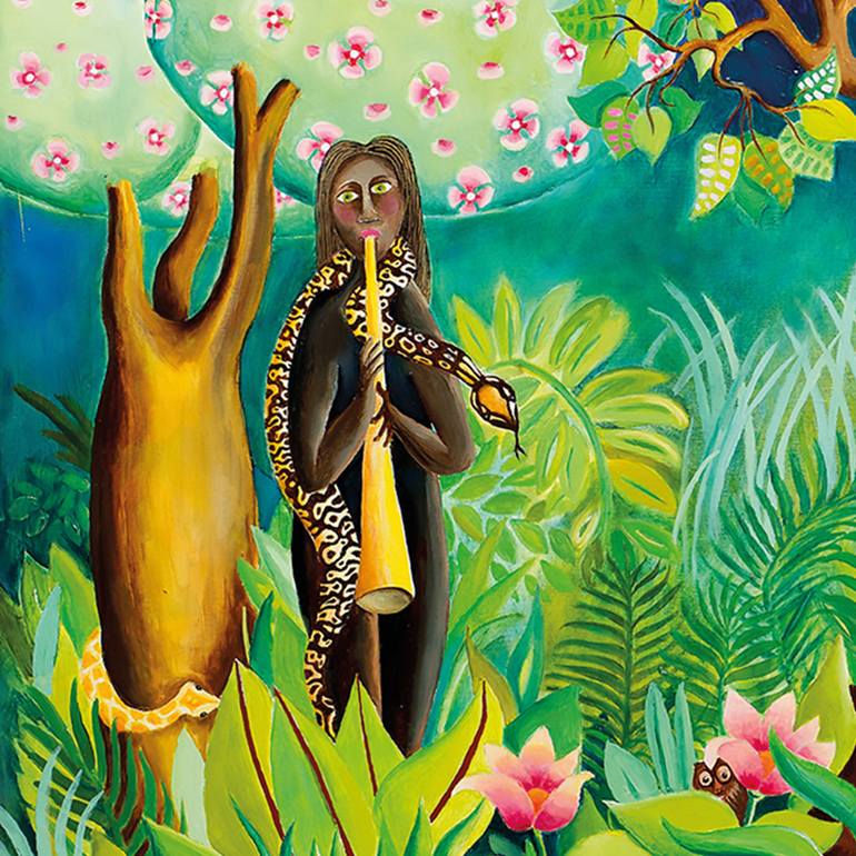 Original Figurative Animal Painting by Sandra Silva Galindo