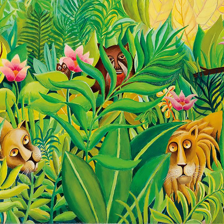 Original Figurative Animal Painting by Sandra Silva Galindo