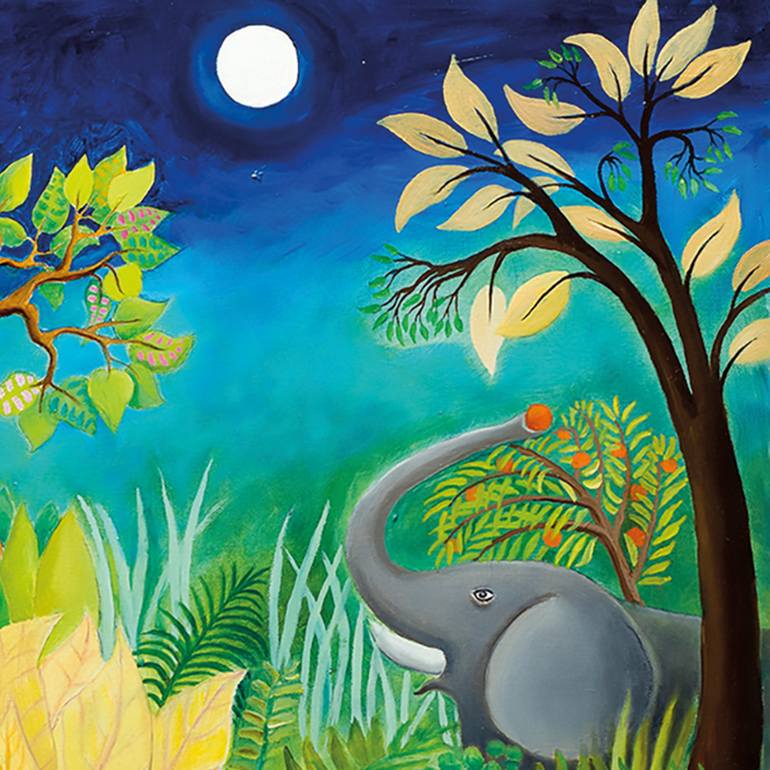 Original Figurative Animal Painting by Sandra Silva Galindo