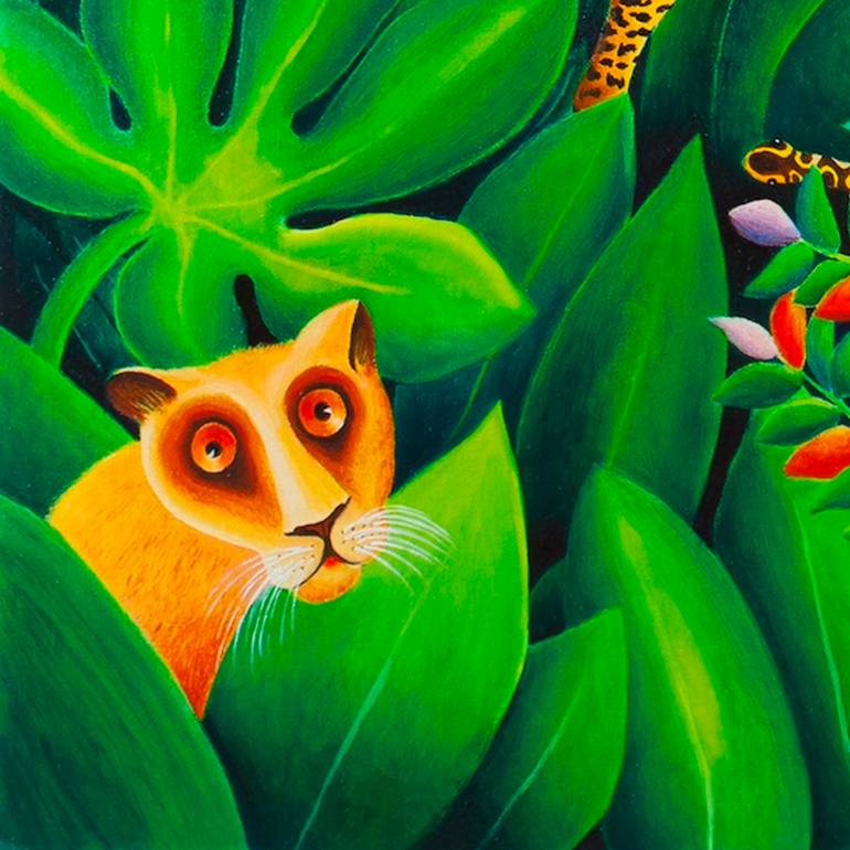 Original Figurative Animal Mixed Media by Sandra Silva Galindo