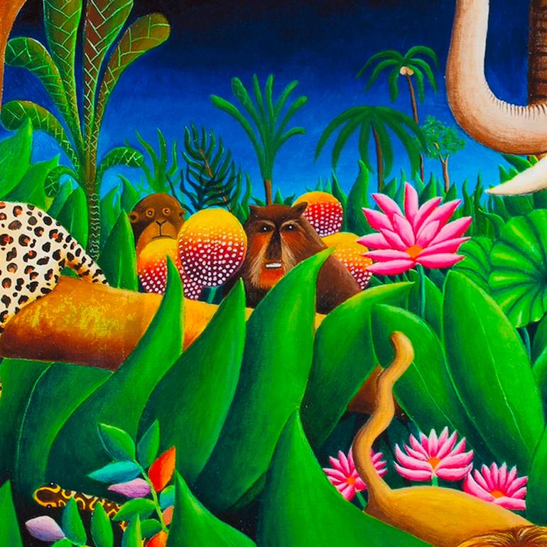Original Figurative Animal Mixed Media by Sandra Silva Galindo