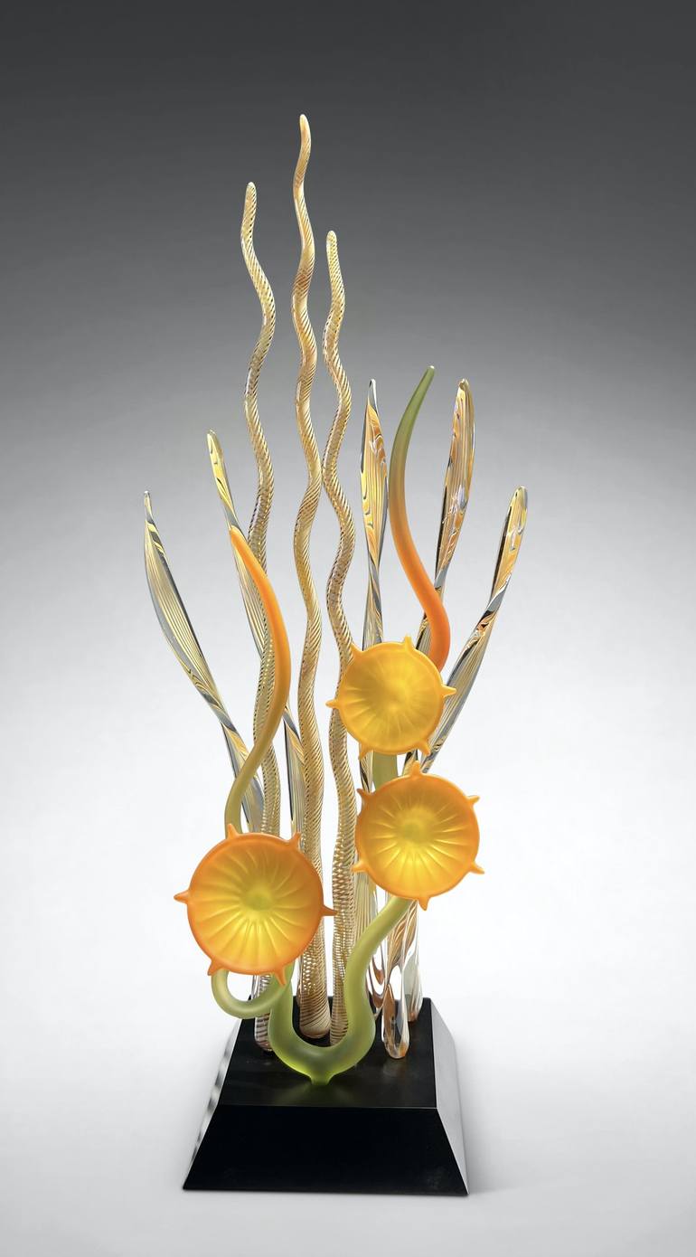 Original Abstract Nature Sculpture by Warner Whitfield