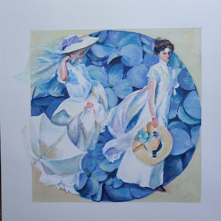 Original Contemporary Women Painting by Karen Lara Martin