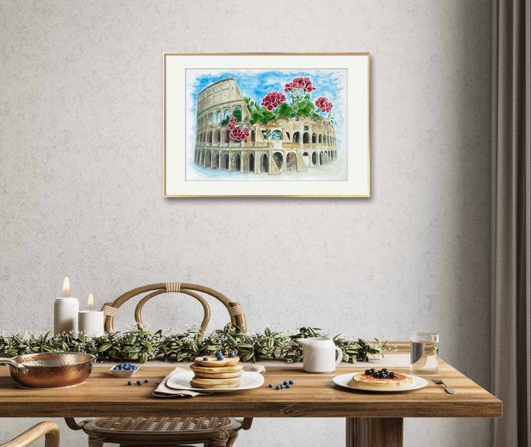 Original Conceptual Architecture Painting by Tatiana Shelekhova