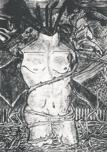 Print of Abstract Body Printmaking by Melissa Allegories