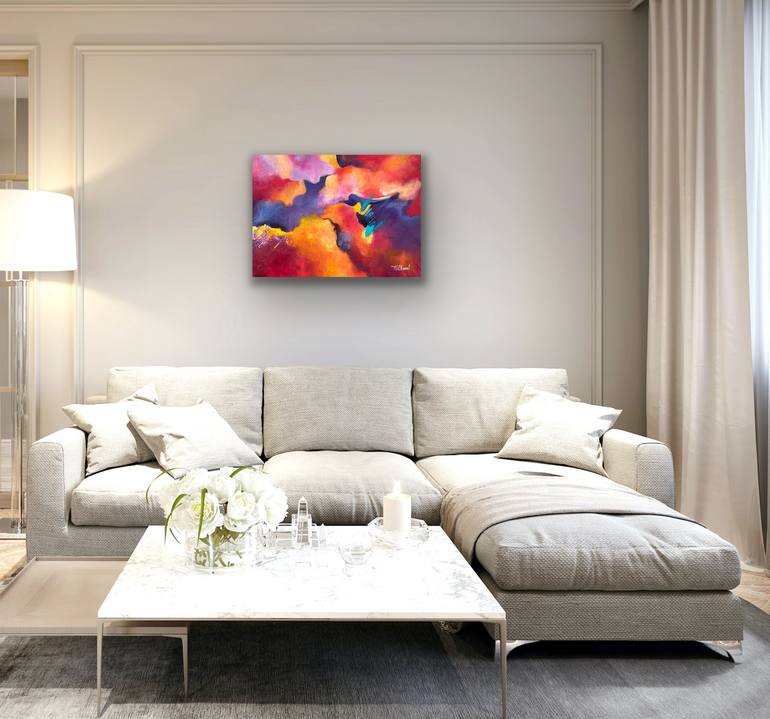 Original Abstract Painting by Verónica Chauvet