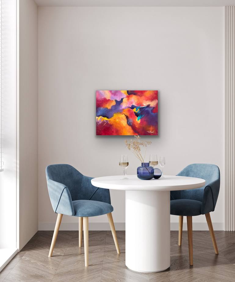 Original Abstract Painting by Verónica Chauvet