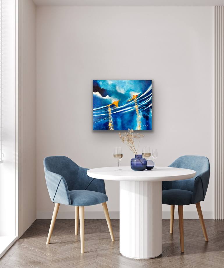 Original Abstract Painting by Verónica Chauvet