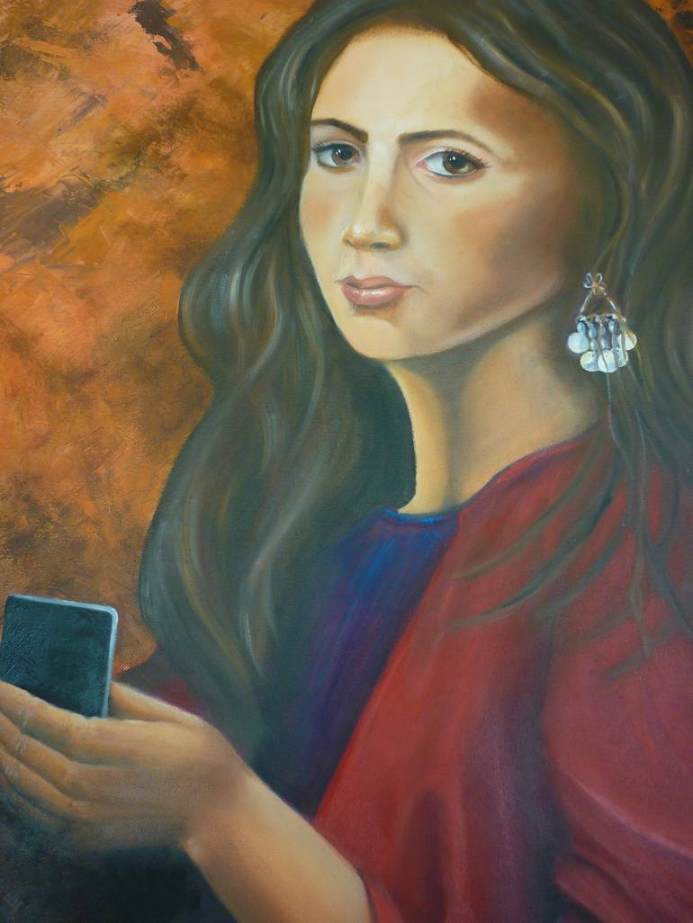 Original People Painting by Verónica Chauvet