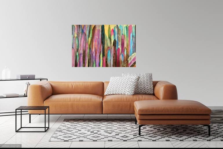 Original Abstract Nature Painting by Verónica Chauvet