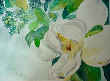 Original Figurative Botanic Paintings by Verónica Chauvet