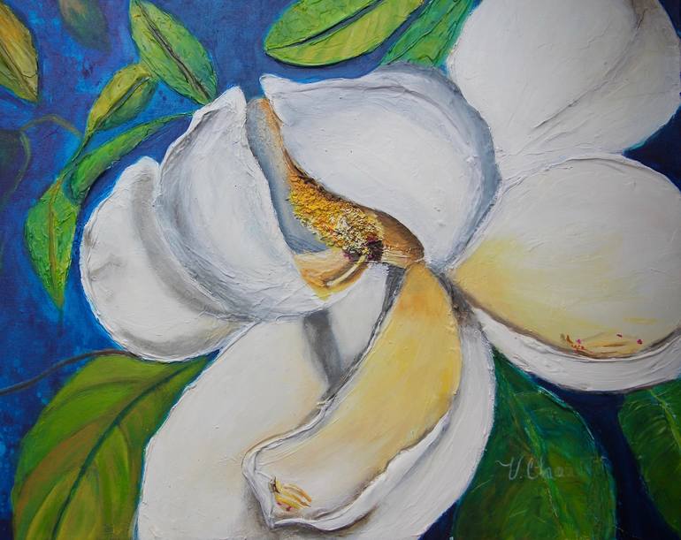 Original Figurative Botanic Painting by Verónica Chauvet