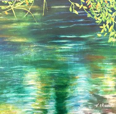 Original Expressionism Water Paintings by Verónica Chauvet
