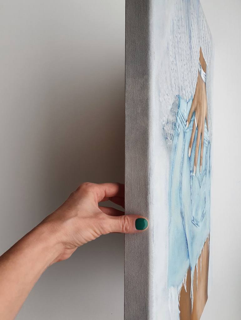 Original Figurative Women Painting by Olesya Izmaylova