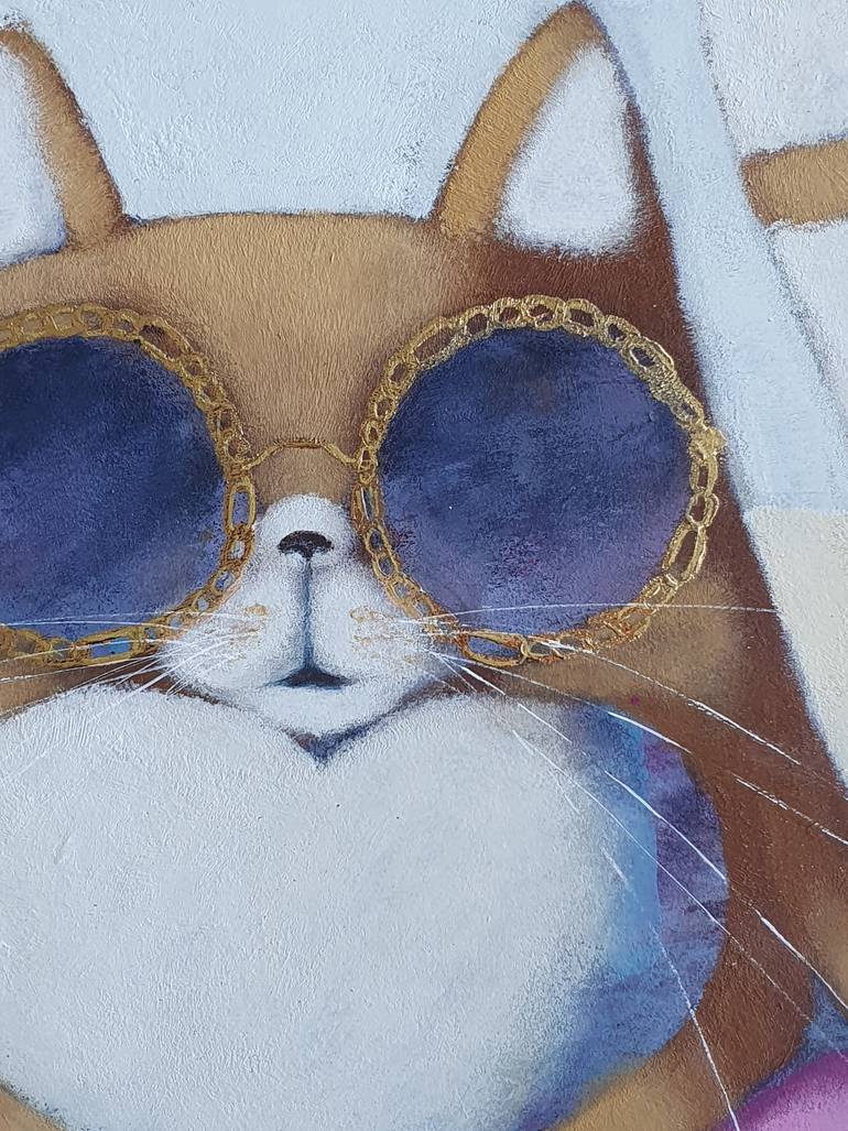 Original Illustration Animal Painting by Olesya Izmaylova