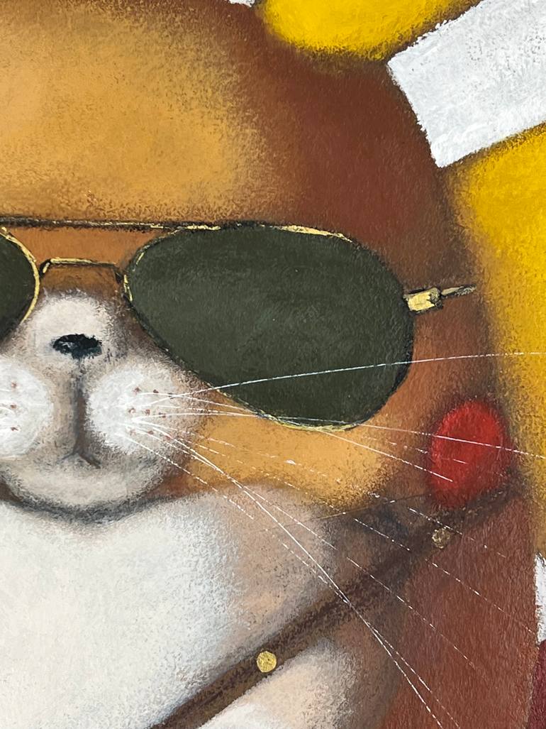 Original Illustration Animal Painting by Olesya Izmaylova